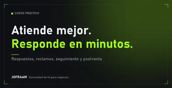 Portada del curso Atiende mejor a tus clientes con IA