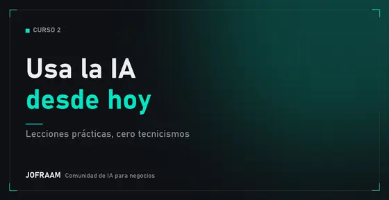 Portada del curso Tu primer día con IA