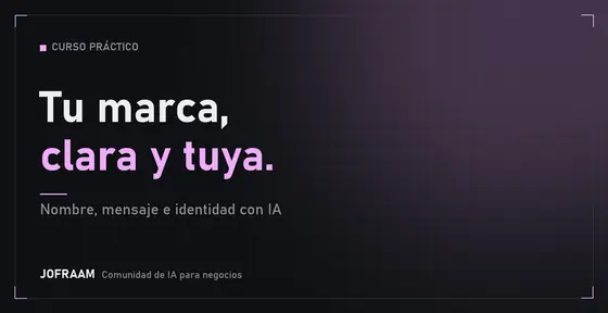 Portada del curso Cómo crear una marca que se recuerde