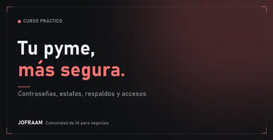 Portada del curso Cómo proteger tu negocio de estafas digitales