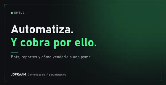 Portada del curso Automatizar y vender